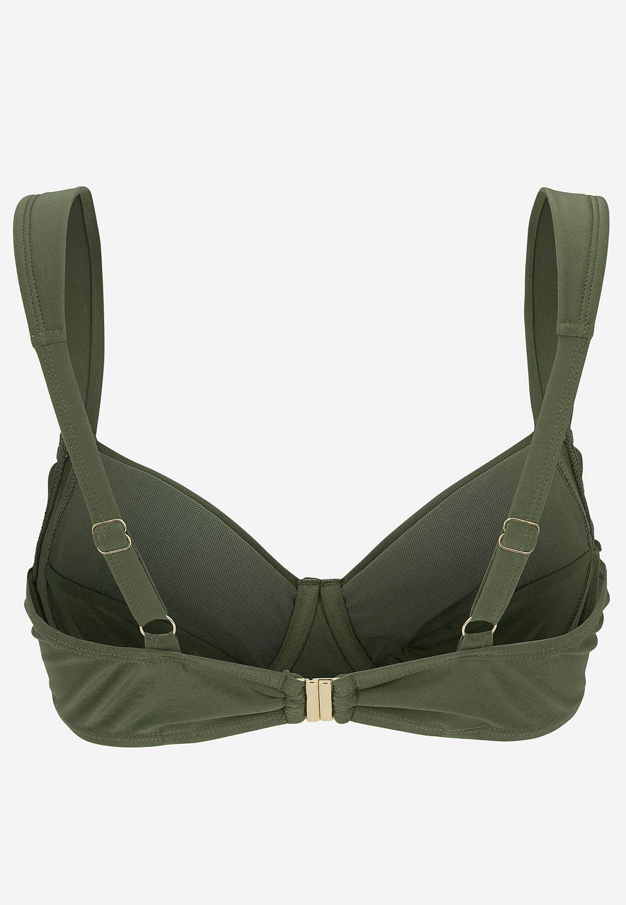 Biustonosz bikini jednolity kolorystycznie