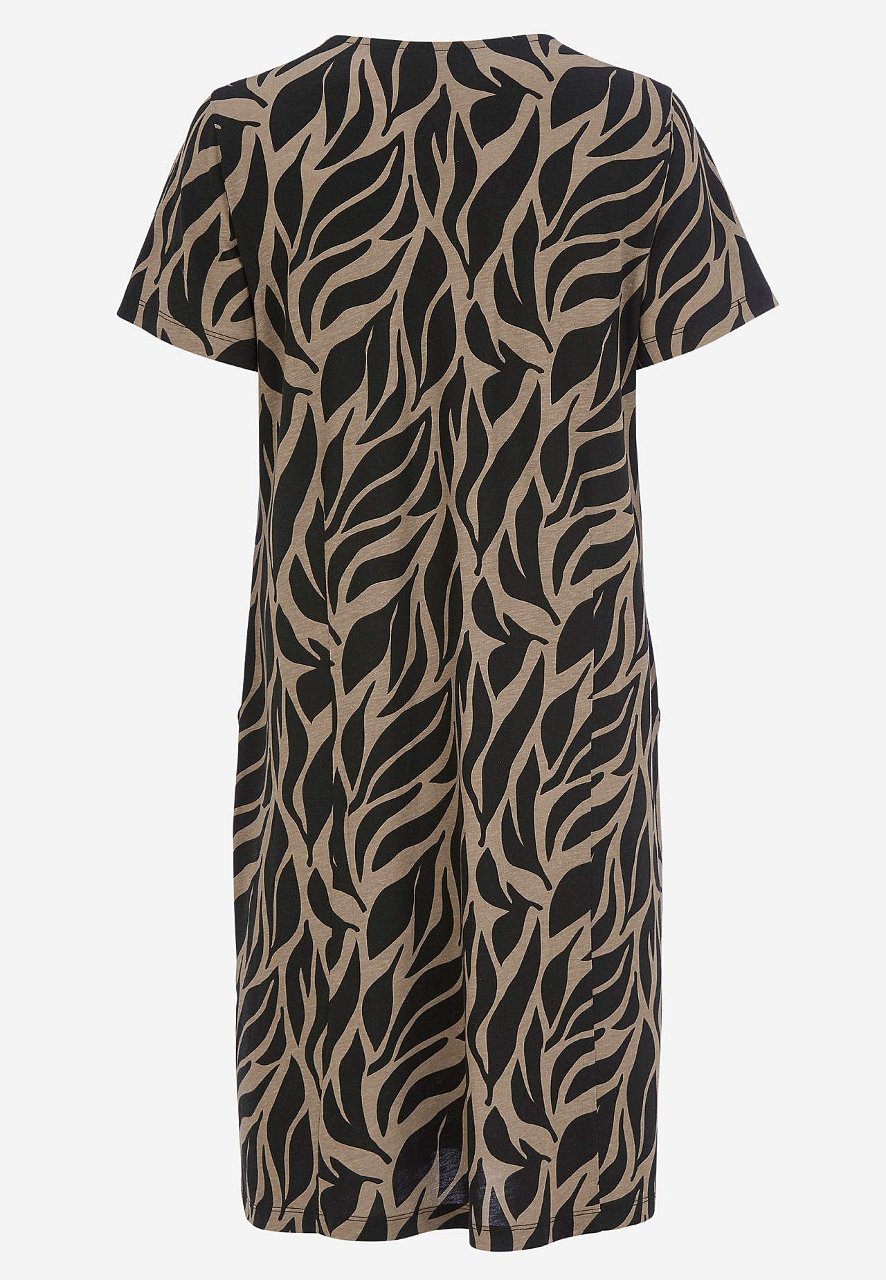 Dżersejowa sukienka z kieszeniami