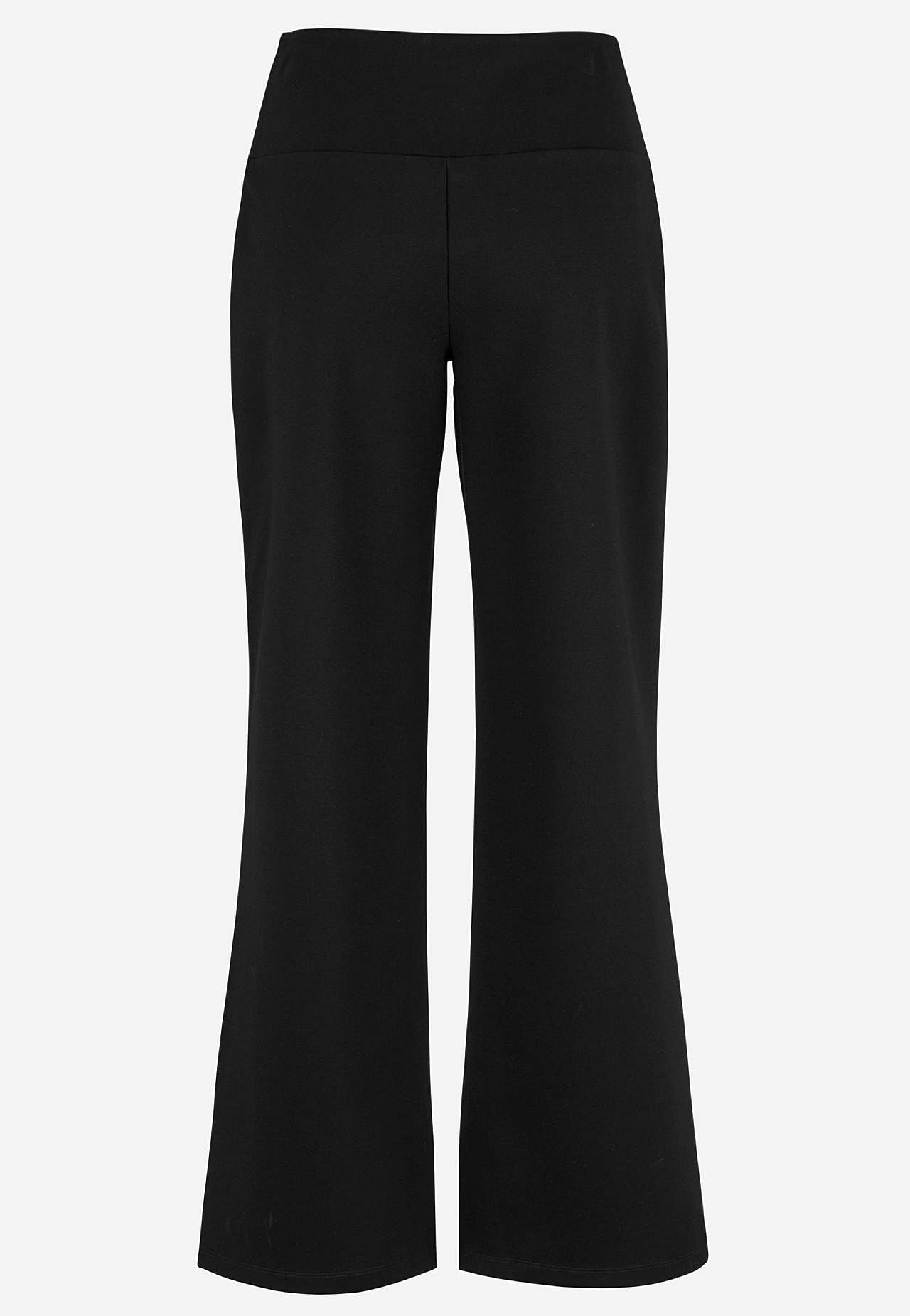 Szerokie Premium spodnie z dzianiny punto roma Mona