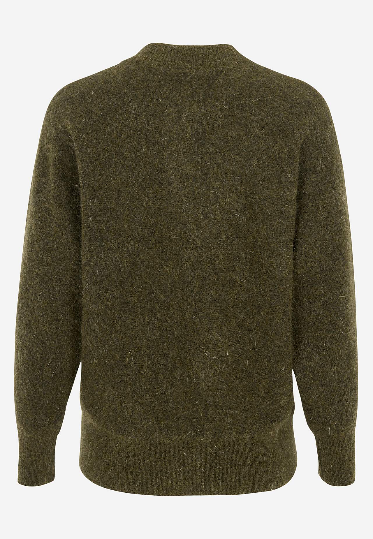 Rozpinany Premium sweter z mieszanki moheru i wełny
