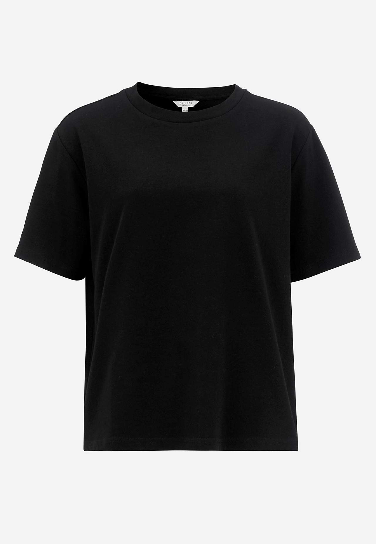 T-shirt z trudnego dżerseju bawełnianego