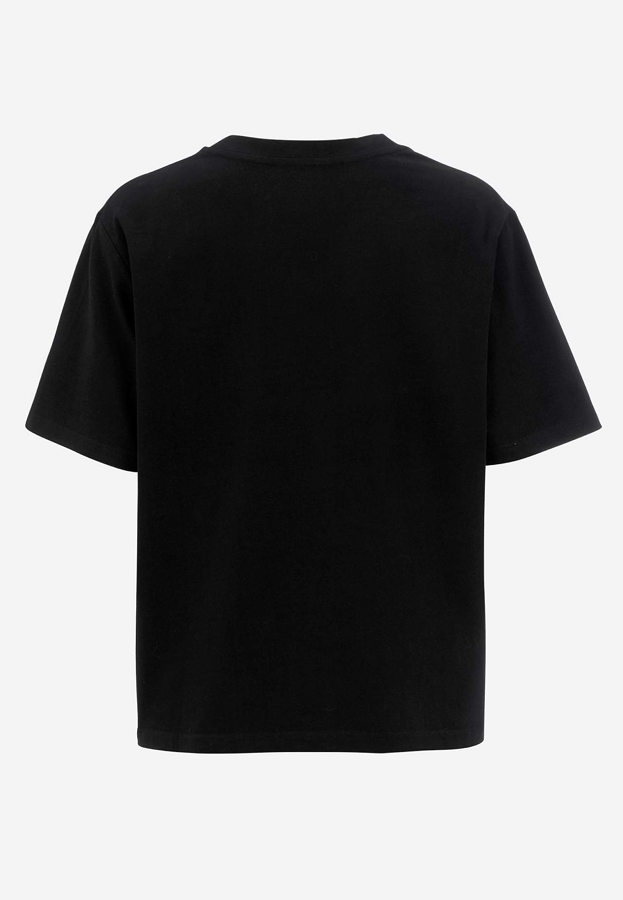 T-shirt z trudnego dżerseju bawełnianego