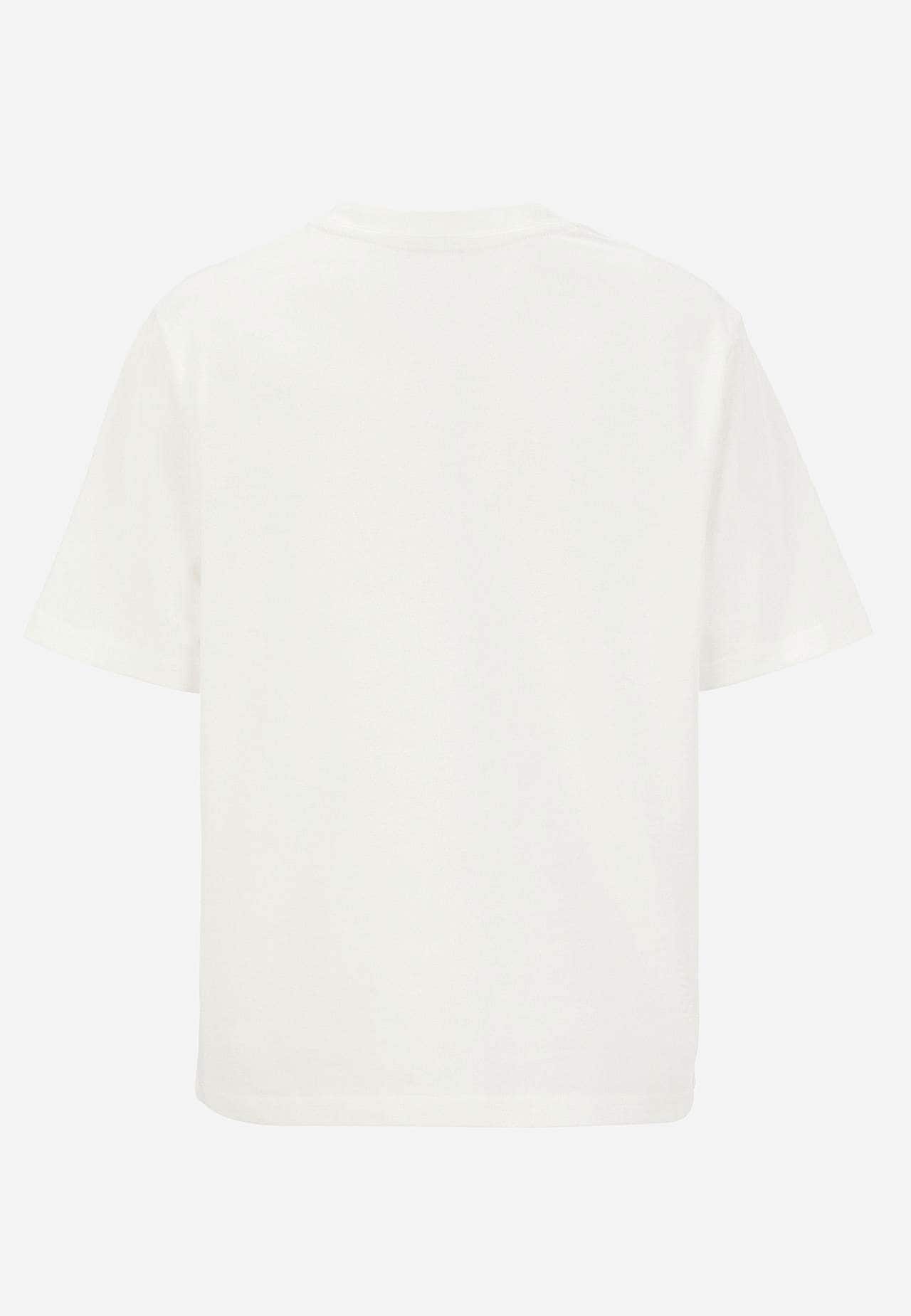 T-shirt z trudnego dżerseju bawełnianego