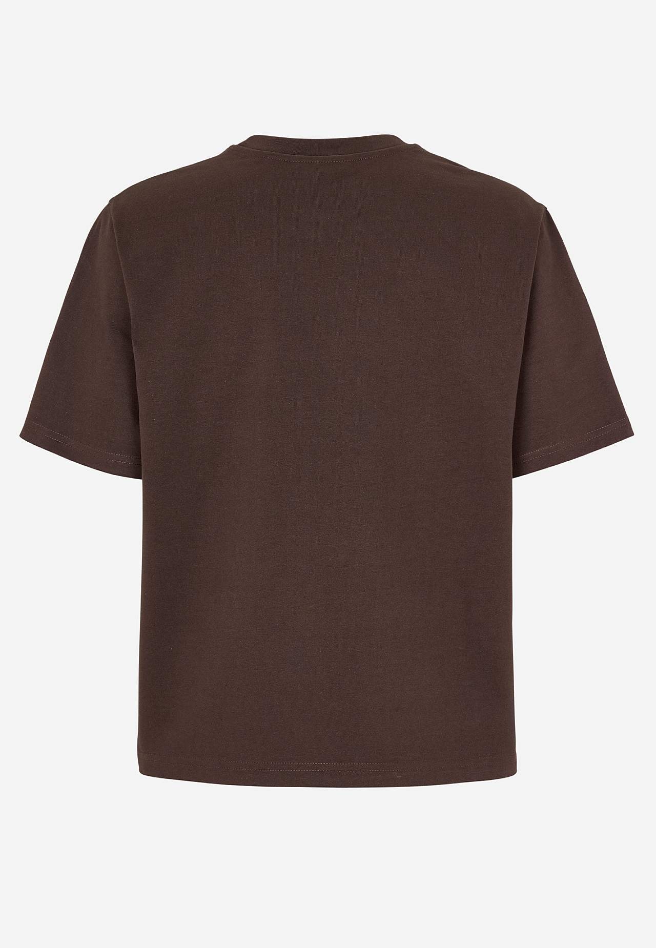 T-shirt z trudnego dżerseju bawełnianego