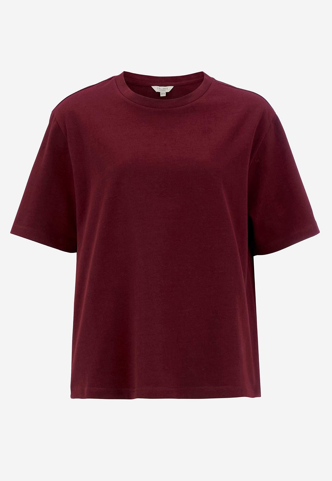 T-shirt z trudnego dżerseju bawełnianego