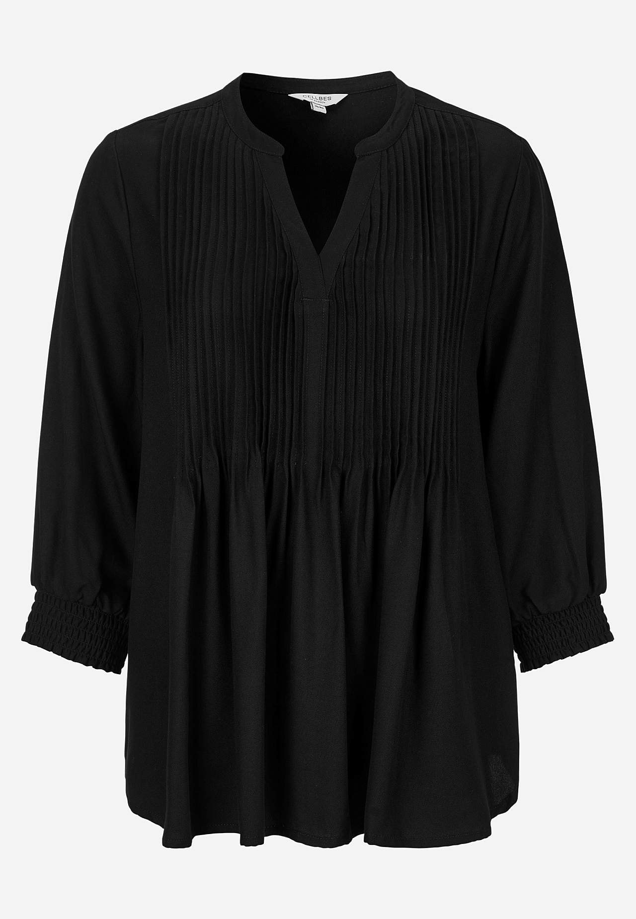 Bluzka ze zakładkami w oczka