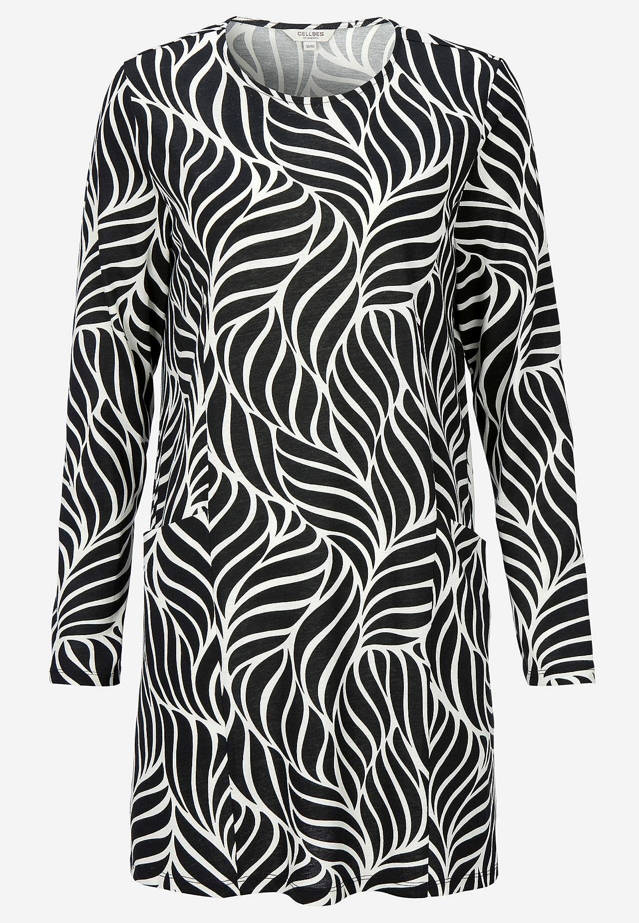 Tunika z dżerseju z kieszeniami