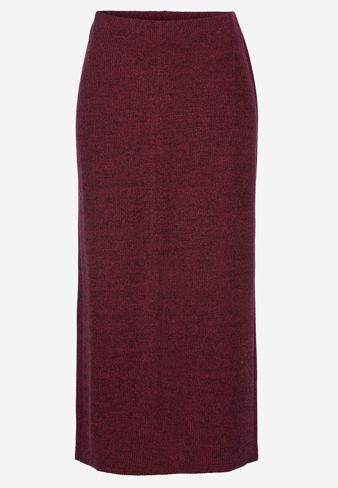 Super miękka spódnica z rozcięciem Beata