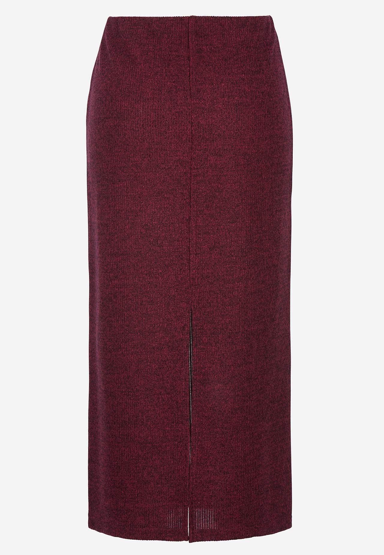 Super miękka spódnica z rozcięciem Beata