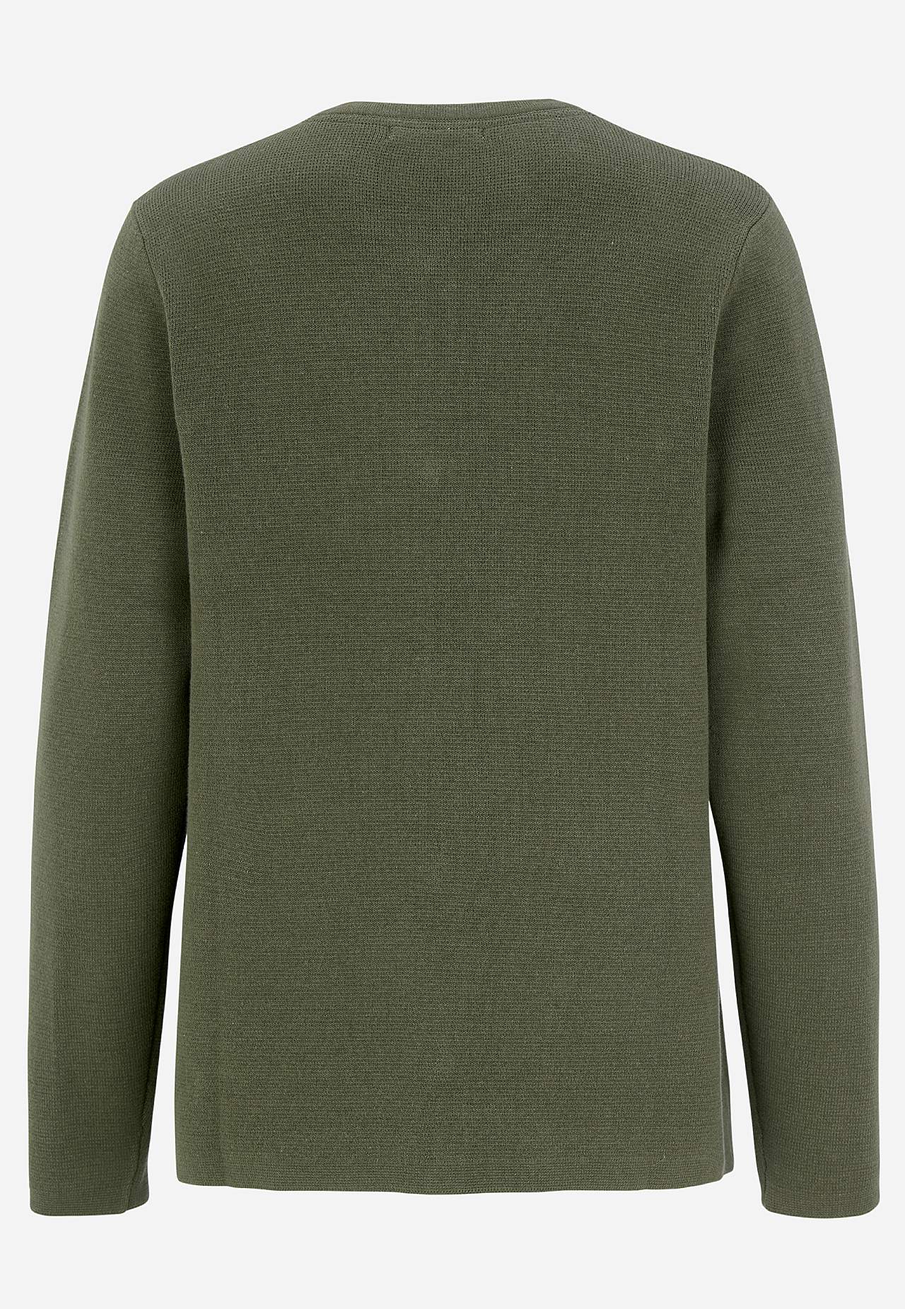 Rozpinany sweter z guzikami