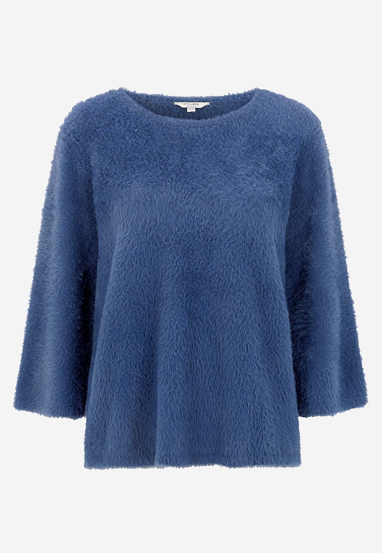 Dzianinowy sweter z rękawami 3/4