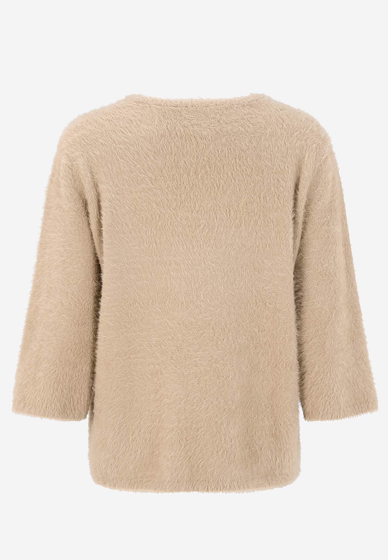 Dzianinowy sweter z rękawami 3/4