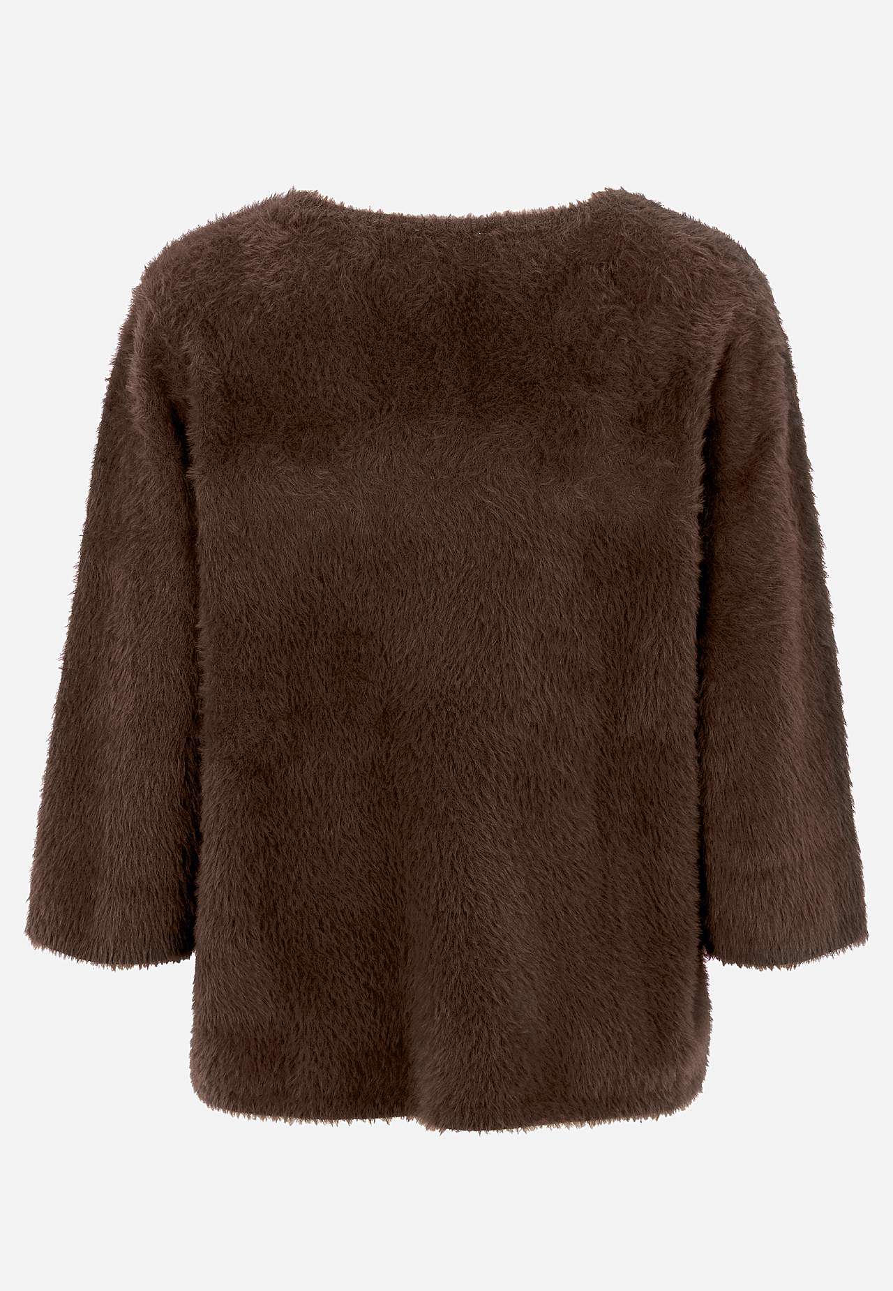 Dzianinowy sweter z rękawami 3/4