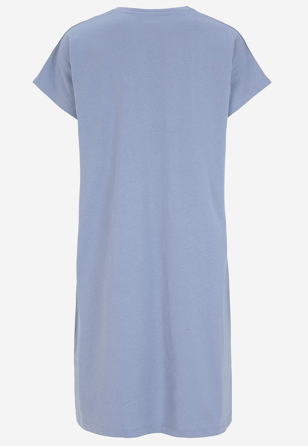 Wzorzysta koszula nocna z bawełny 2 sztuki