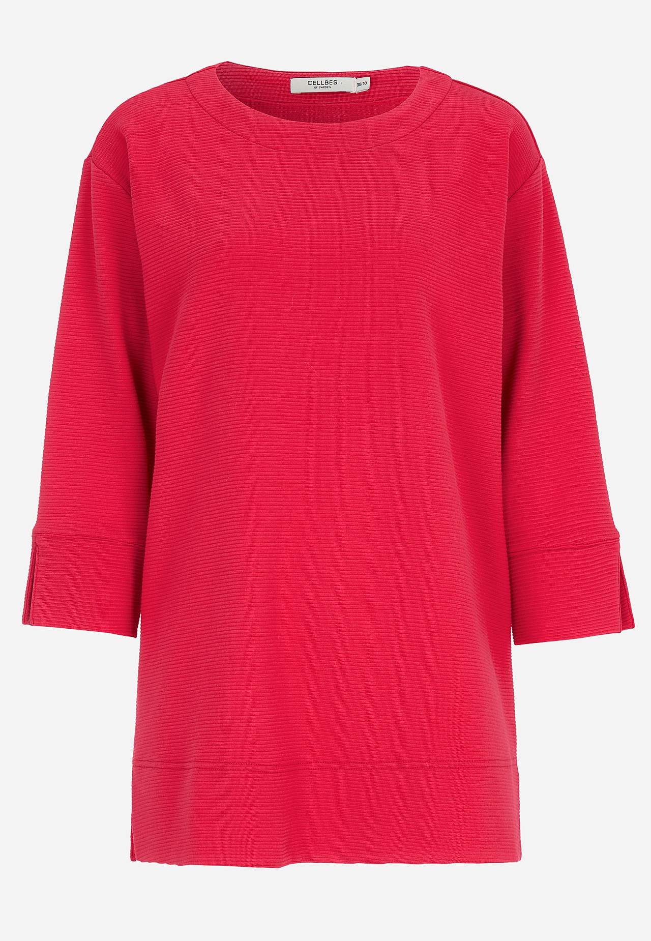 Tunika z dżerseju z rozcięciami