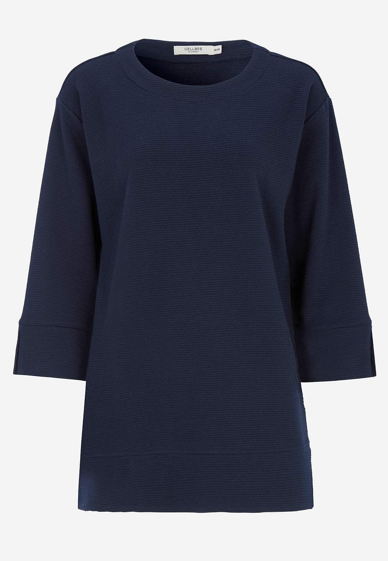 Tunika z dżerseju z rozcięciami