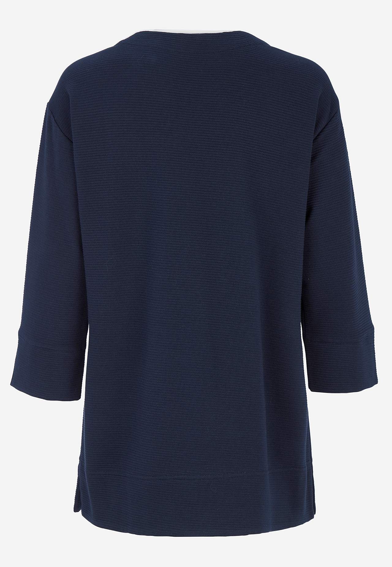 Tunika z dżerseju z rozcięciami