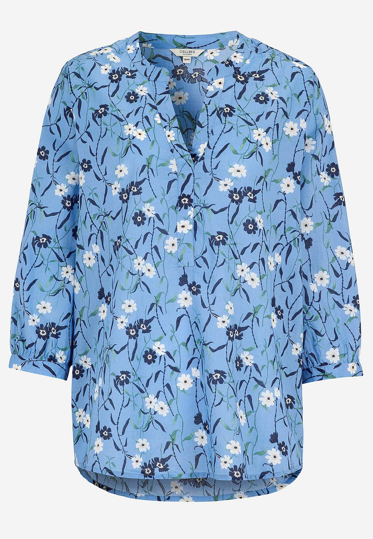 Tkana tunika w kwiaty