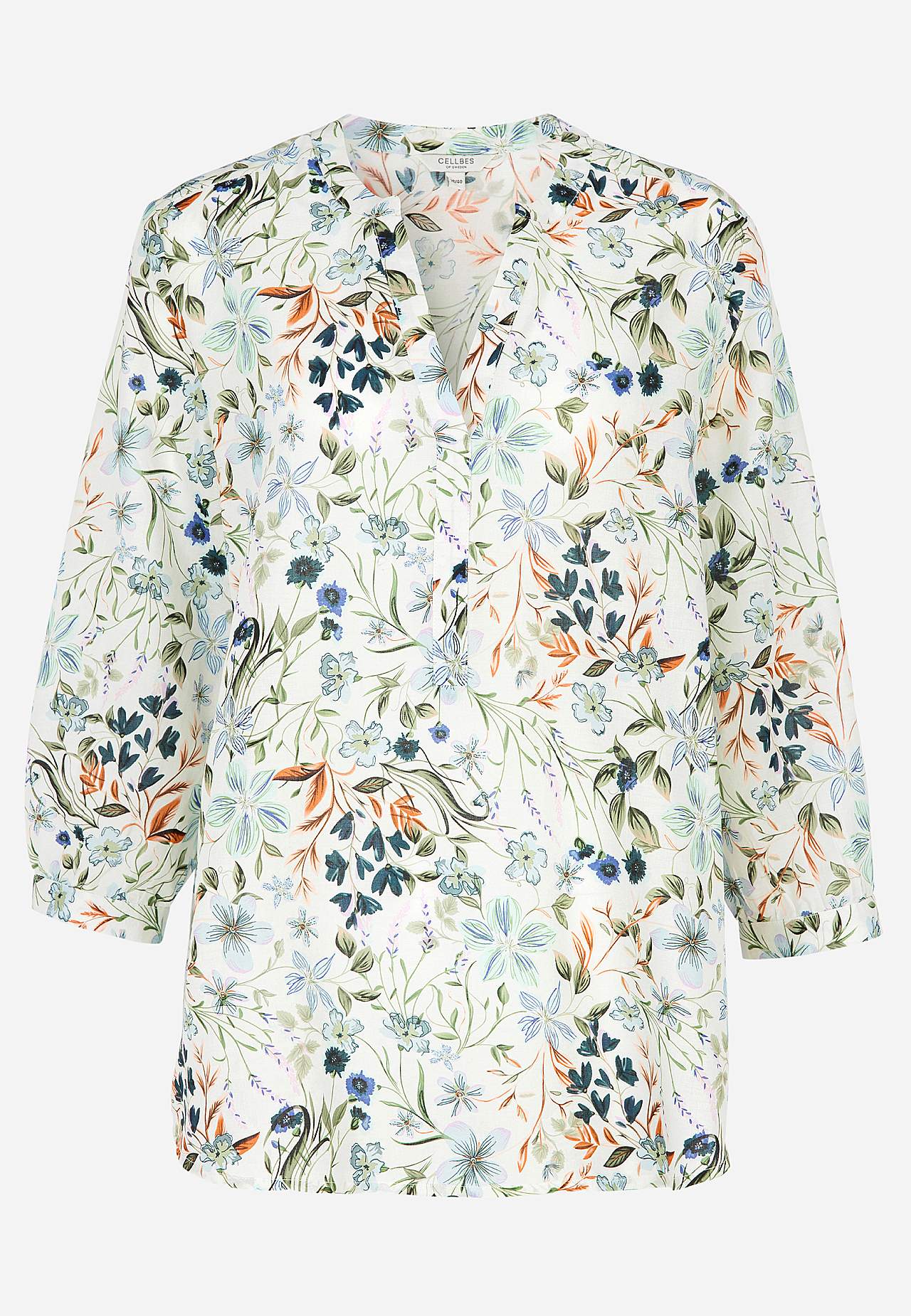 Tkana tunika w kwiaty