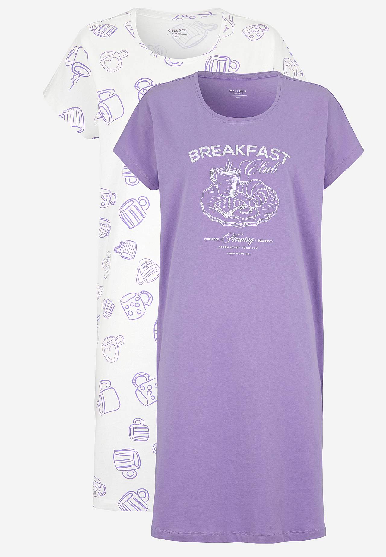 Wygodna koszula nocna 2 sztuki