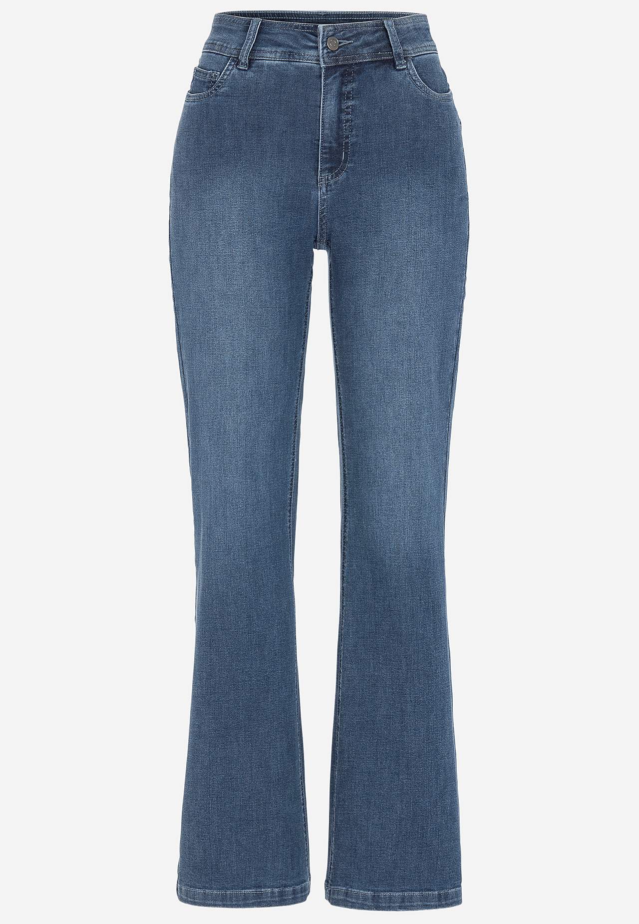 Superelastyczne jeansy bootcut Sara