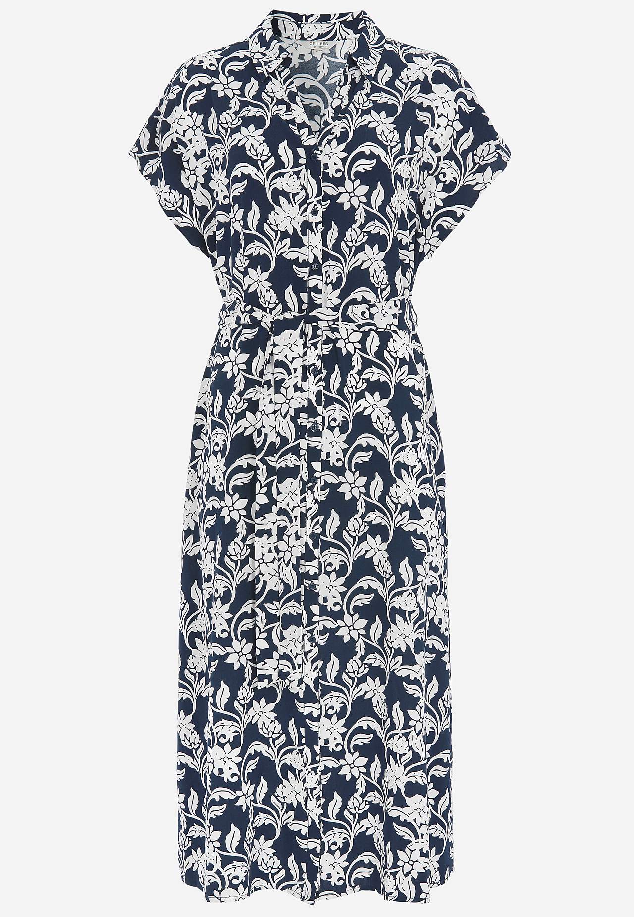 Sukienka koszulowa z kieszeniami