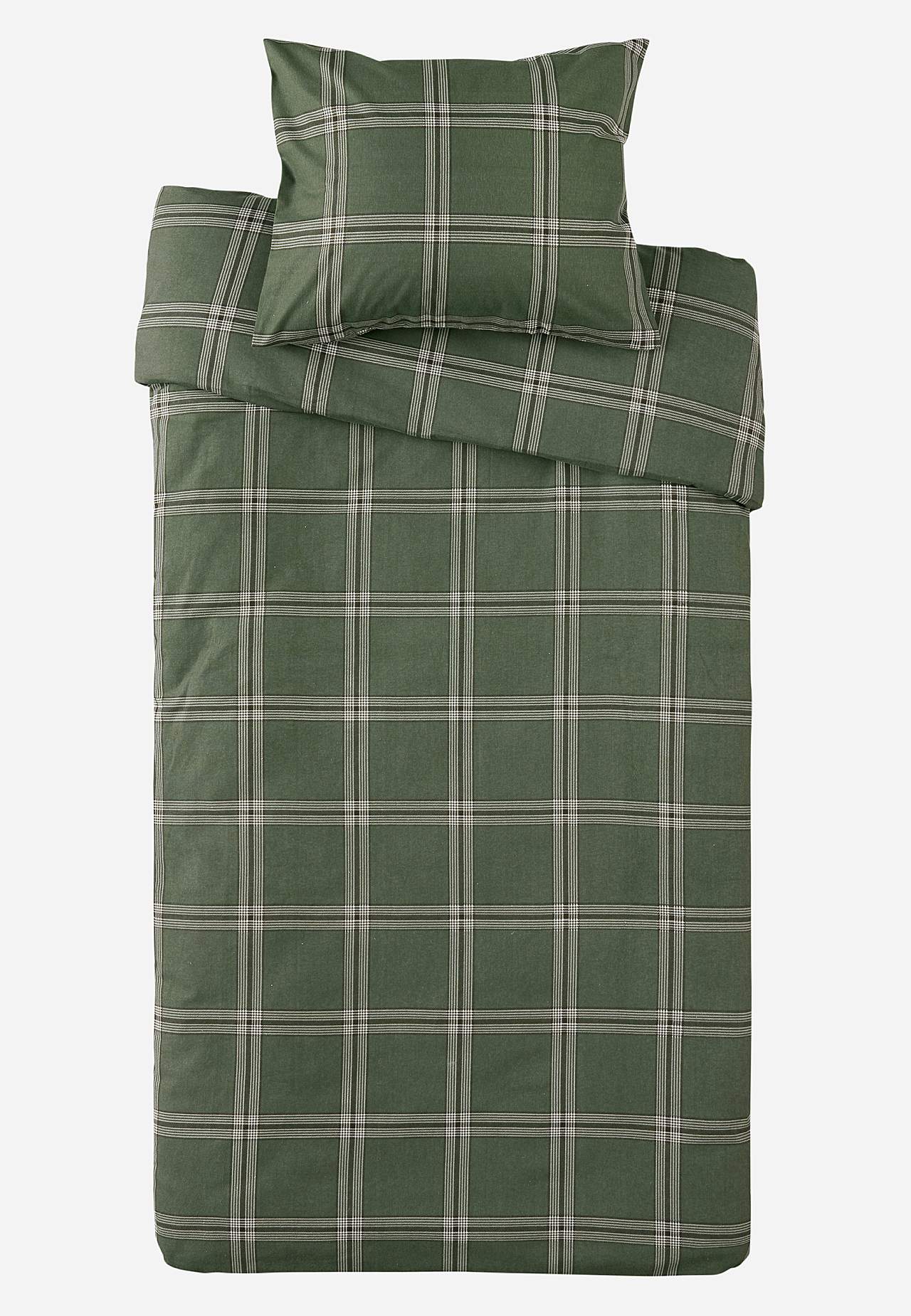 Kraciasta flanelowa poszwa na kołdrę 150x210 cm