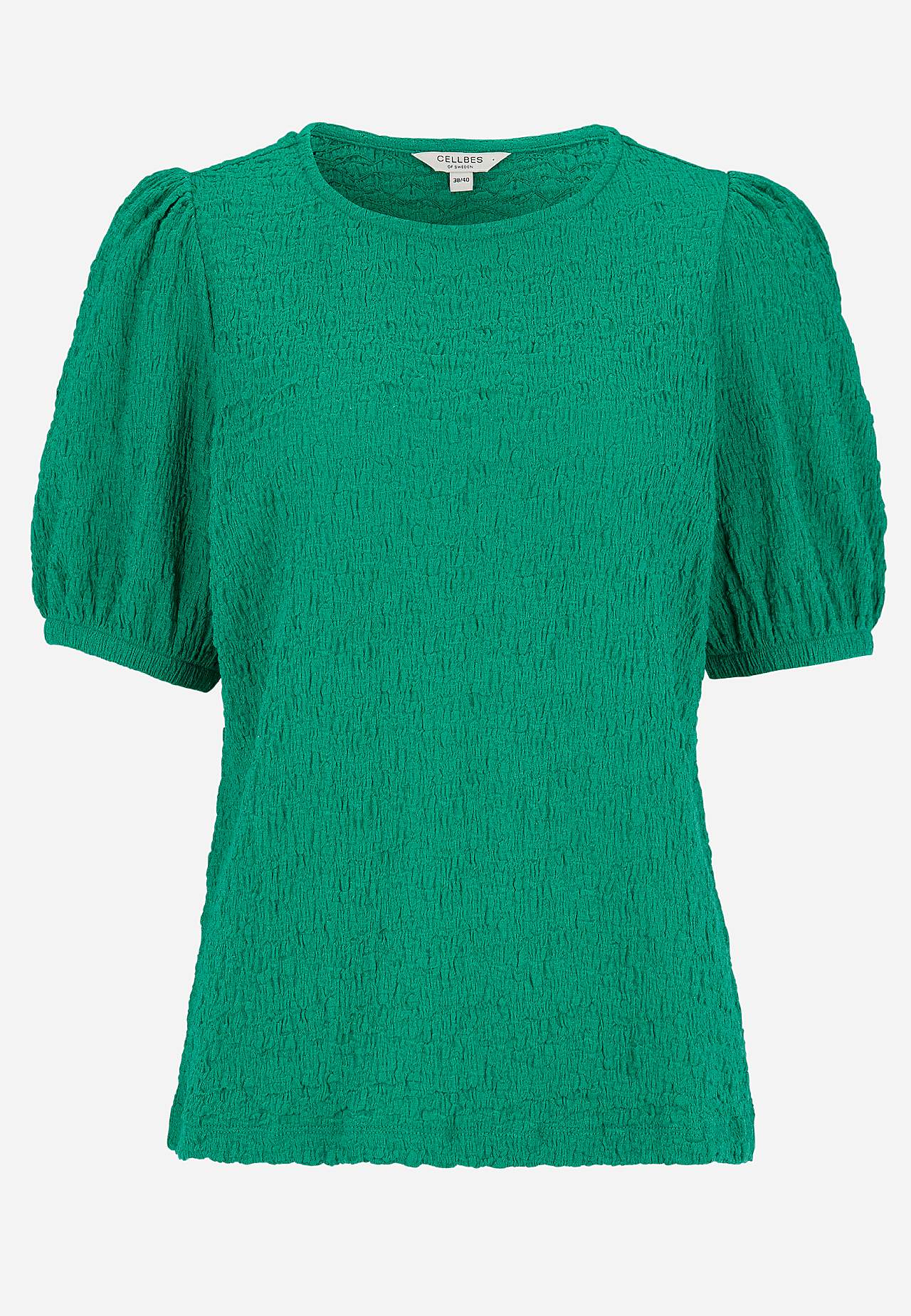 Top z dżerseju ze strukturą