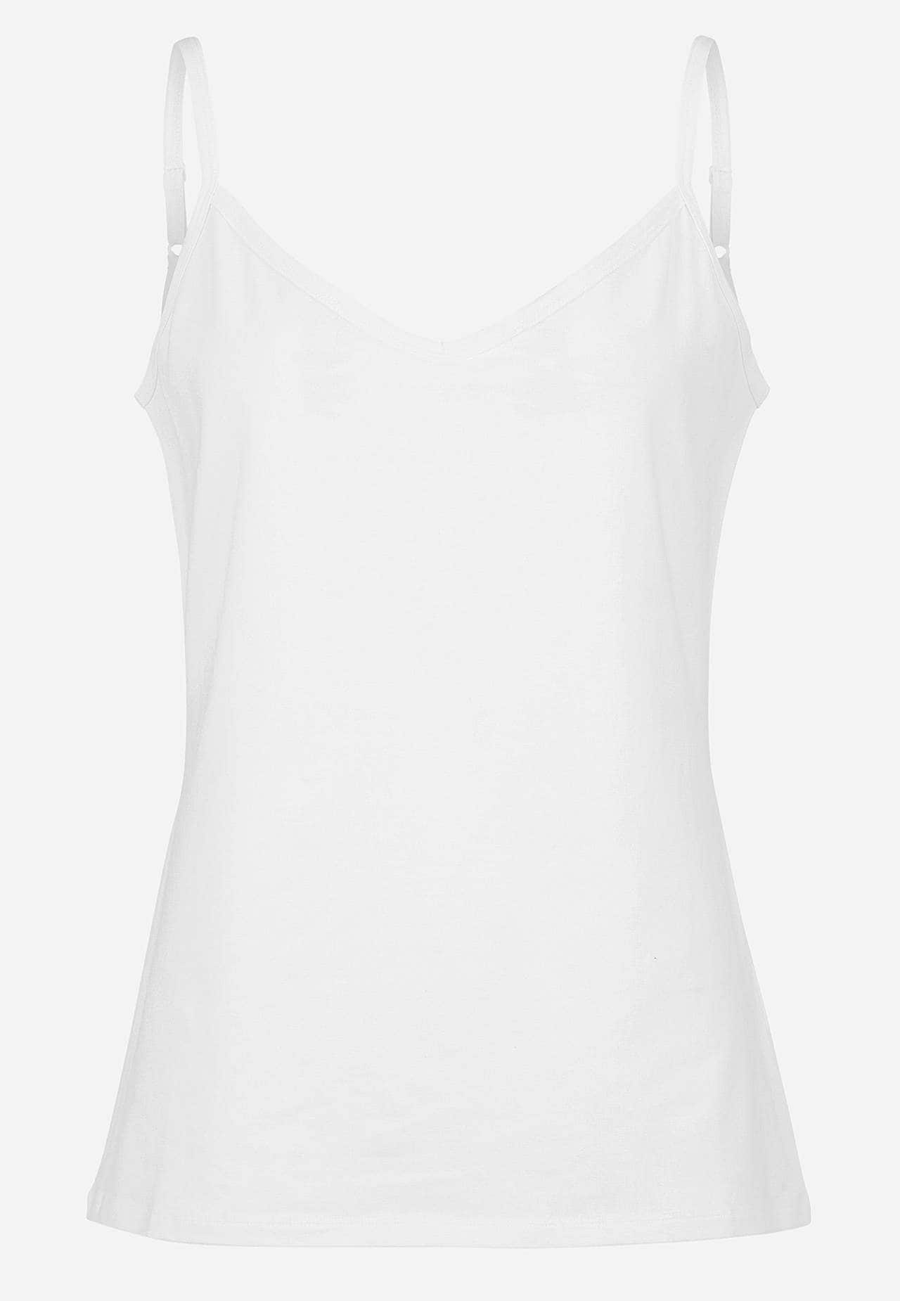 Top bez rękawów z miękkiej i ekologicznej bawełny 2 sztuki