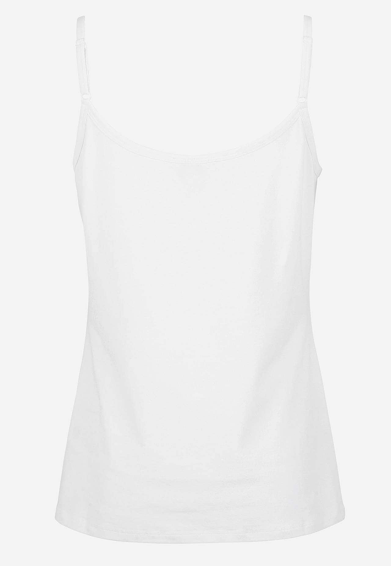 Top bez rękawów z miękkiej i ekologicznej bawełny 2 sztuki