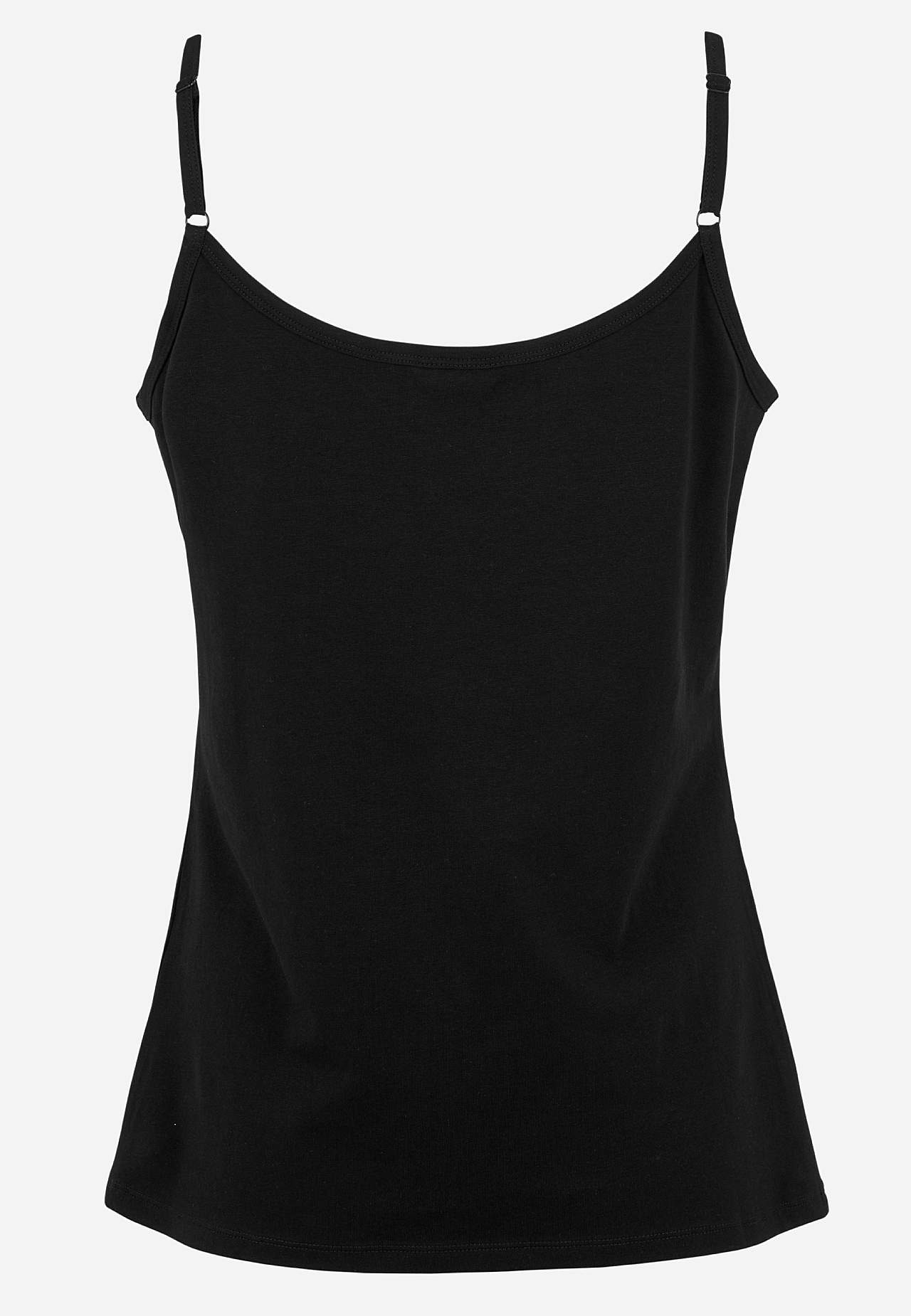 Top bez rękawów z miękkiej i ekologicznej bawełny 2 sztuki