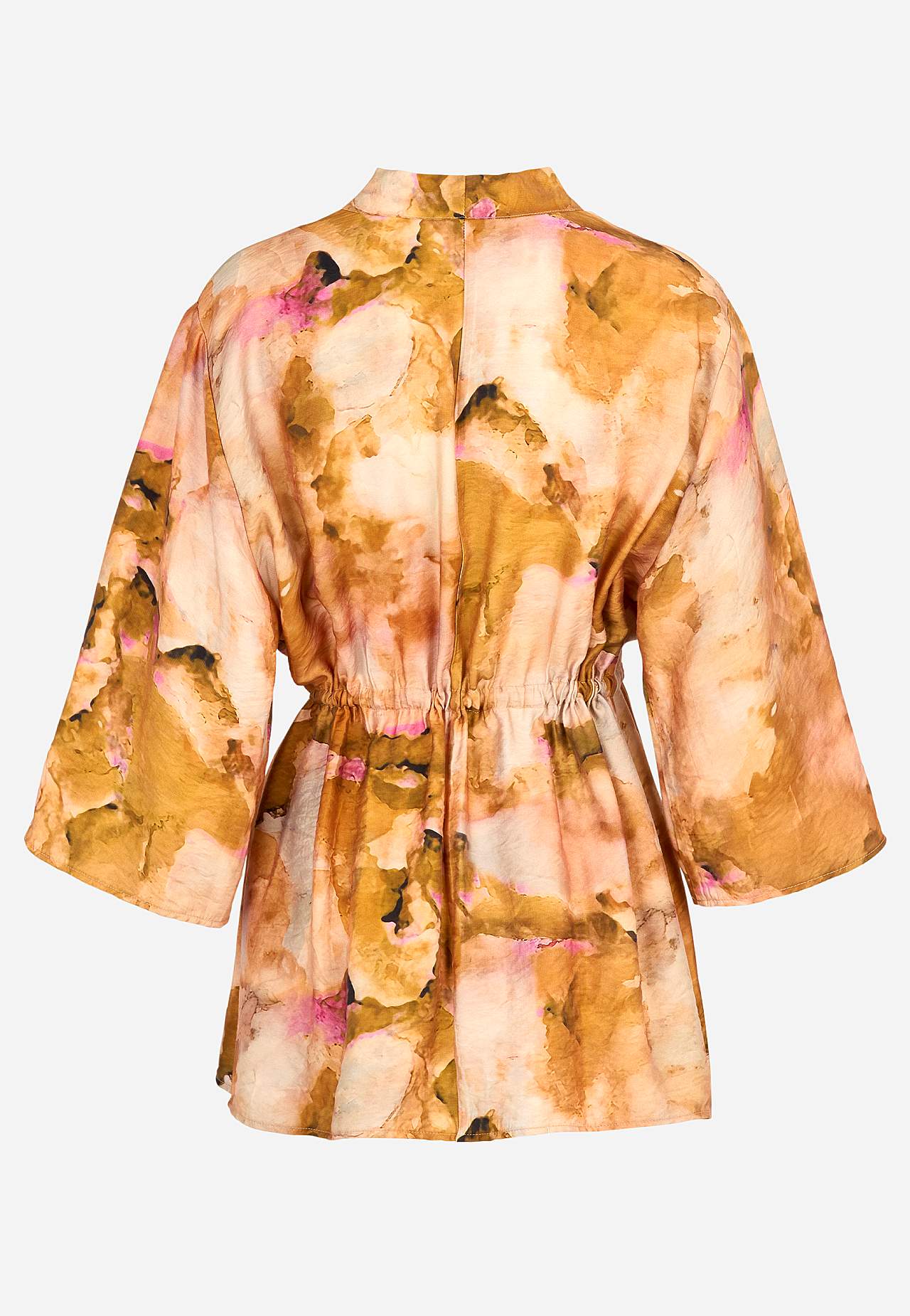 Wzorzysta i elastyczna kurtka kimono