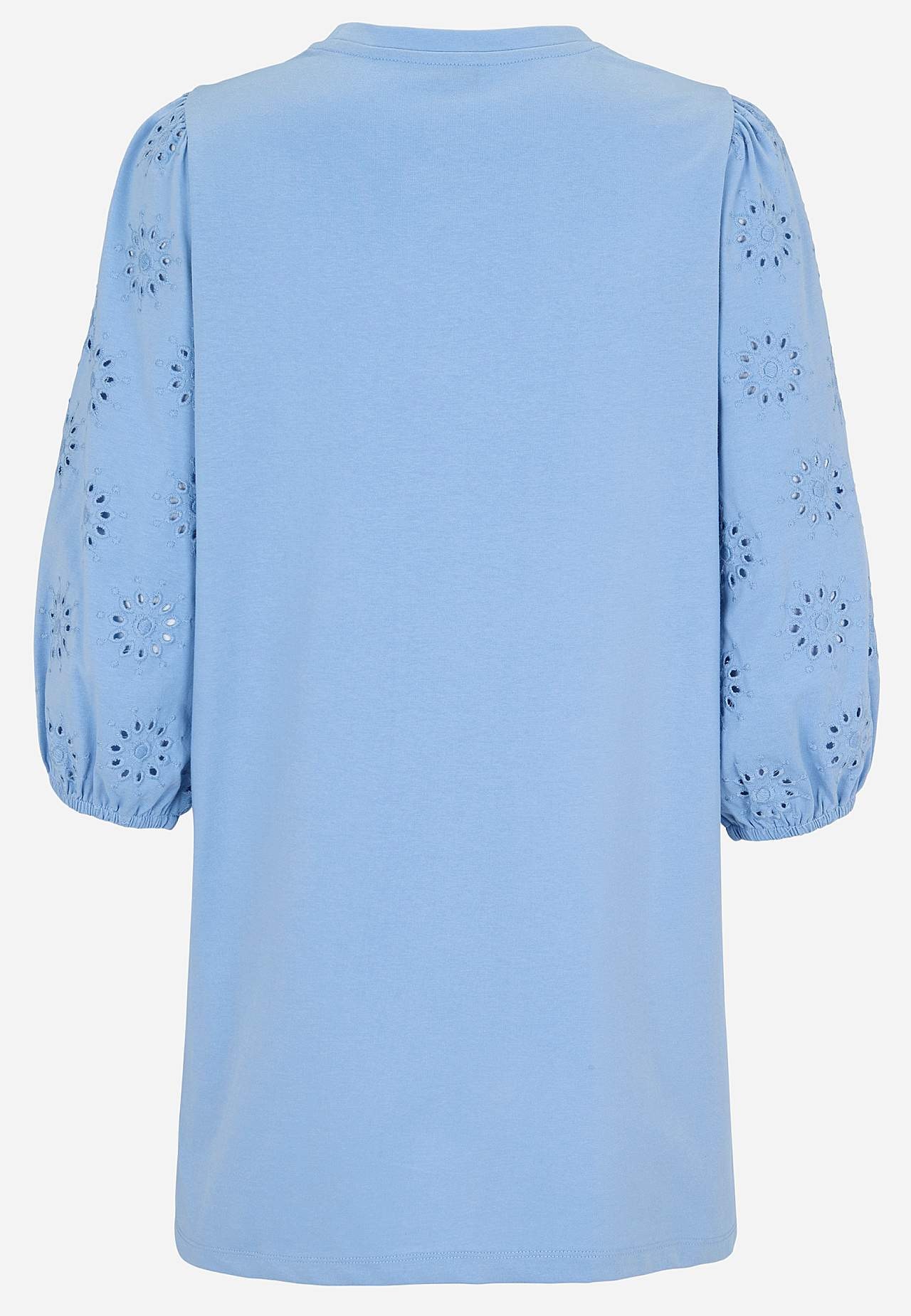 Tunika z dżerseju z haftowanymi rękawami