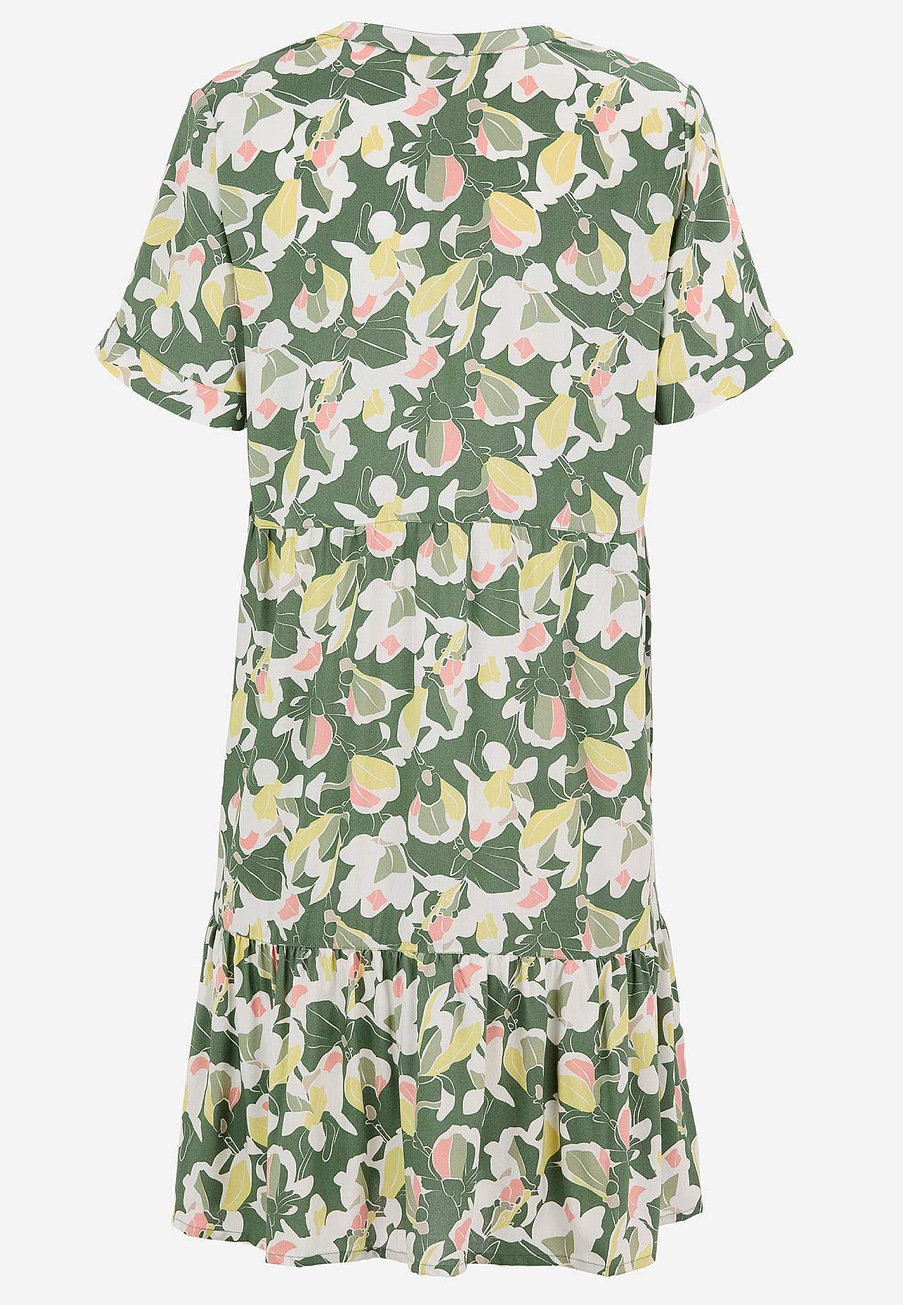 Sukienka z wiskozy z falbanką