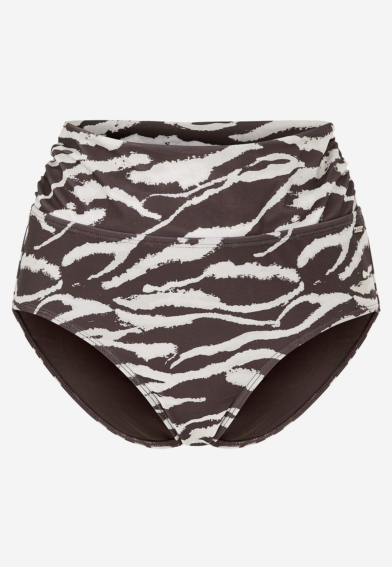 Majtki do bikini ze składaną krawędzią w talii Amalfi