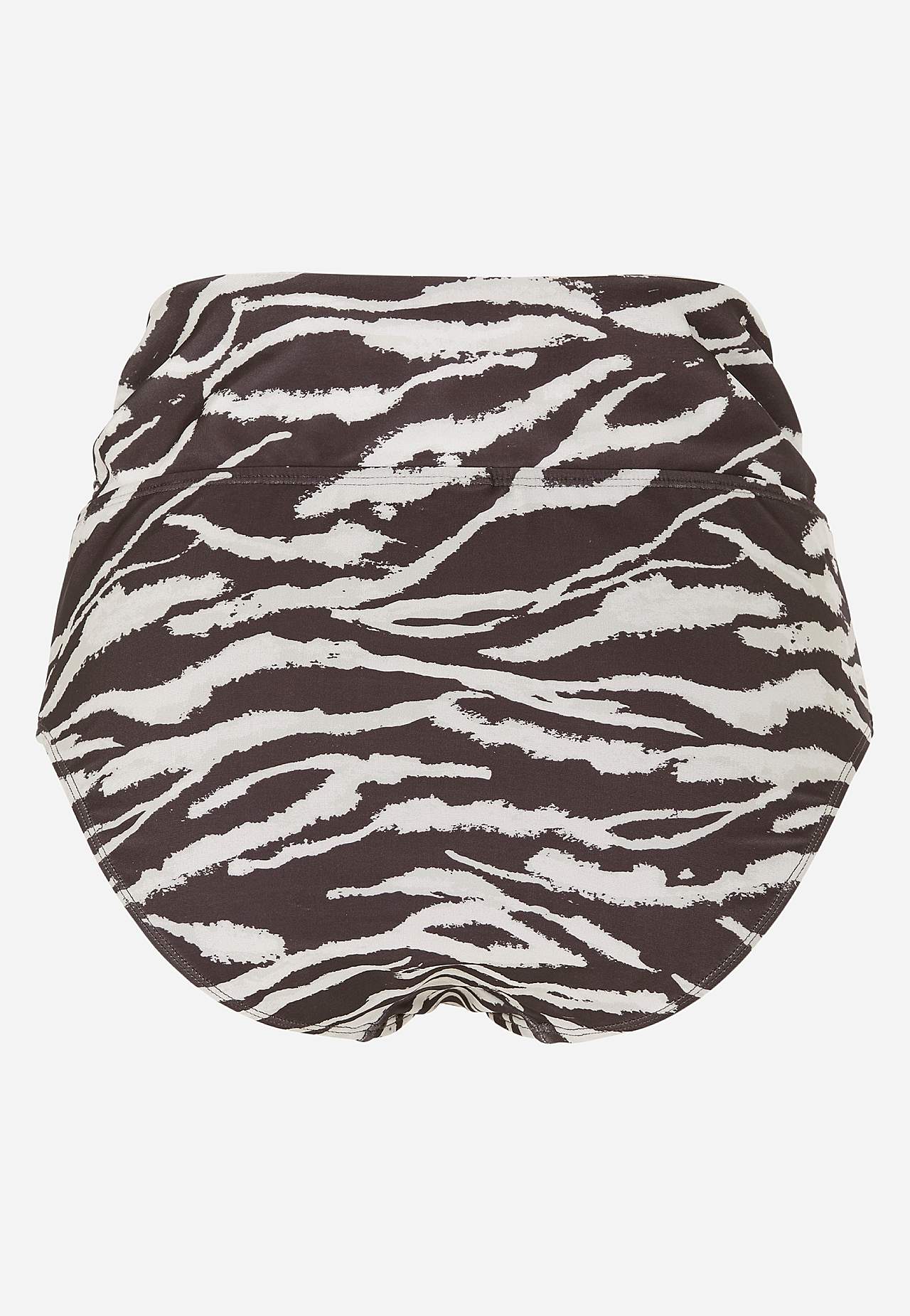 Majtki do bikini ze składaną krawędzią w talii Amalfi