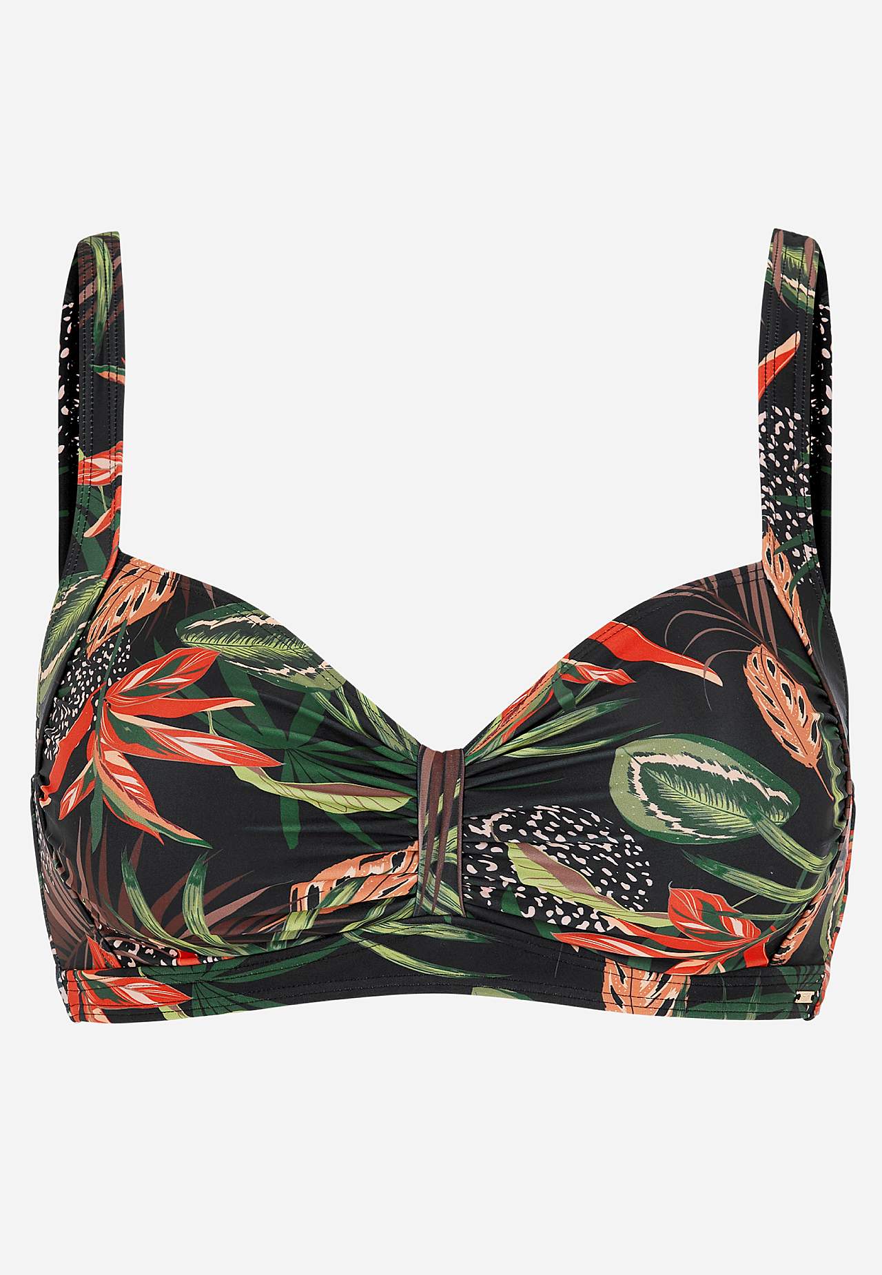 Wzorzysty biustonosz bikini