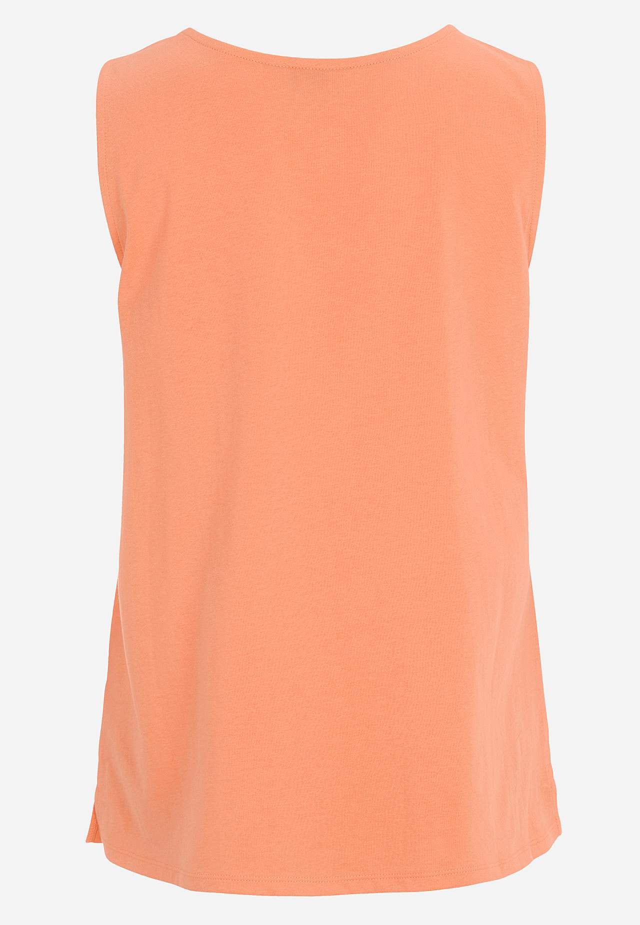 Top bez rękawów z miękkiej i ekologicznej bawełny