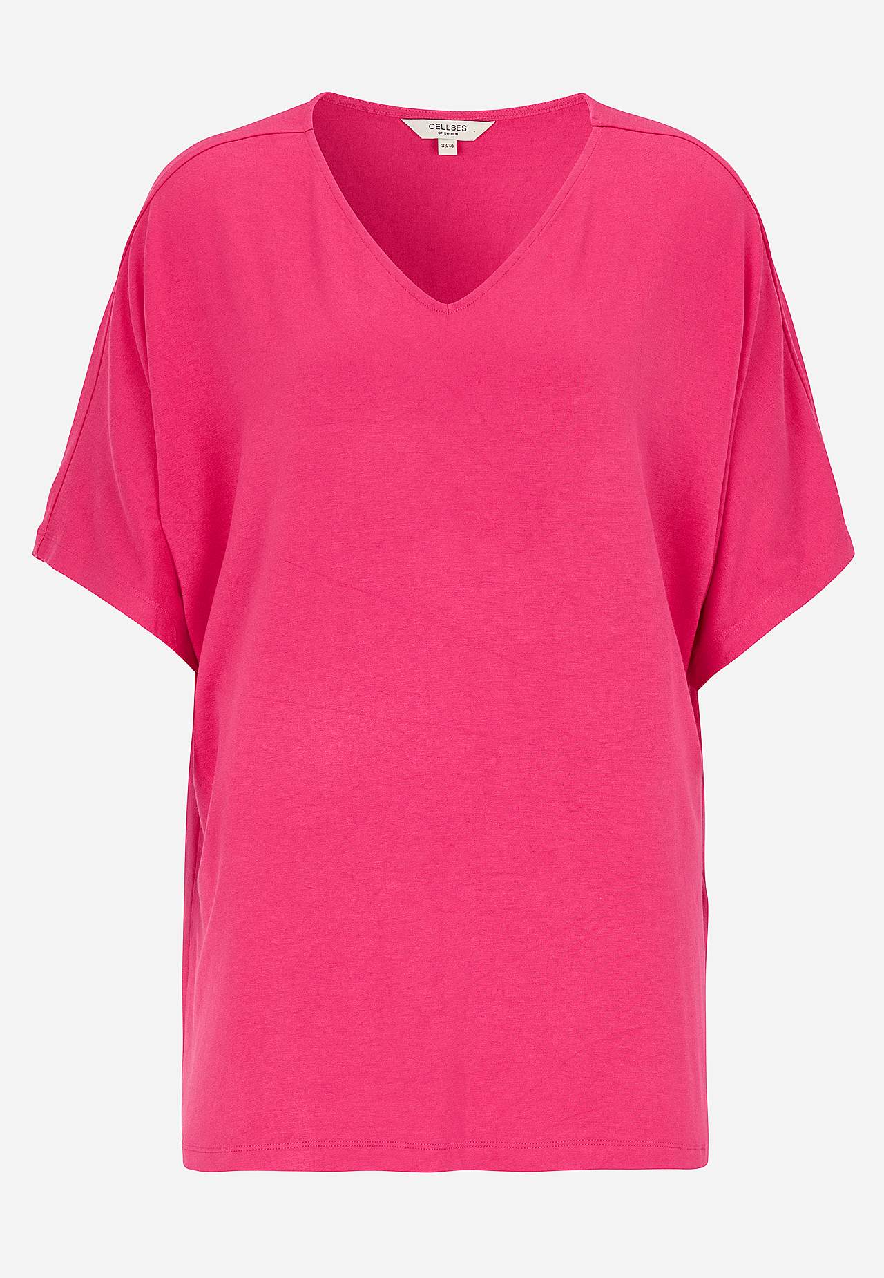 Top z dżerseju z rękawem typu kimono