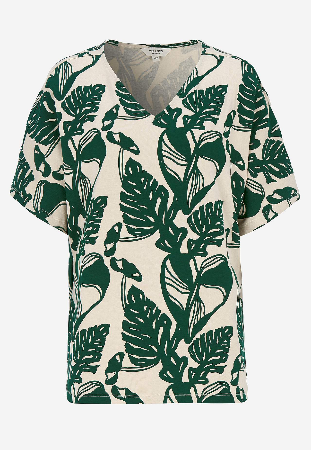 Top z dżerseju z rękawem typu kimono