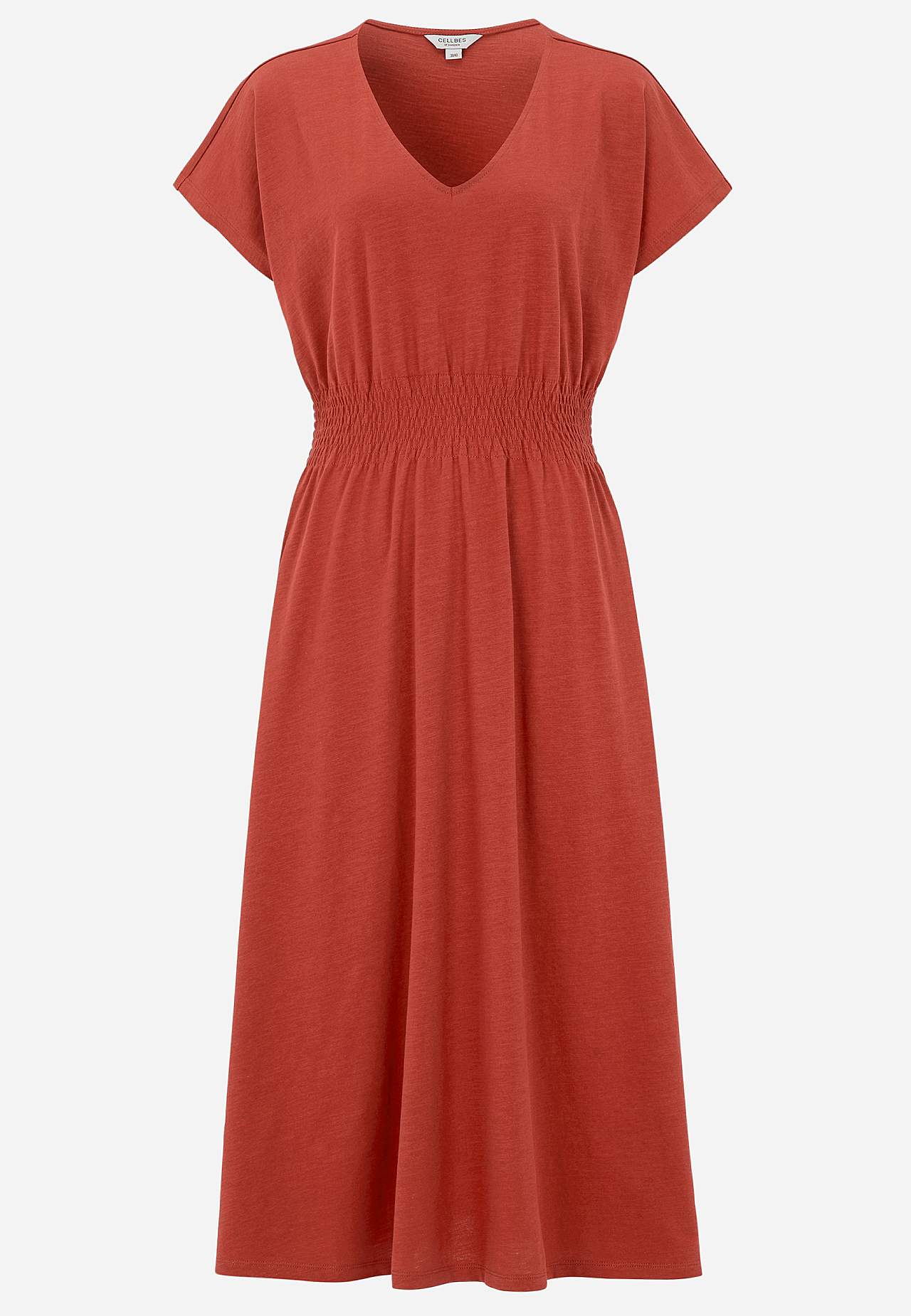 Dżersejowa sukienka z marszczeniem