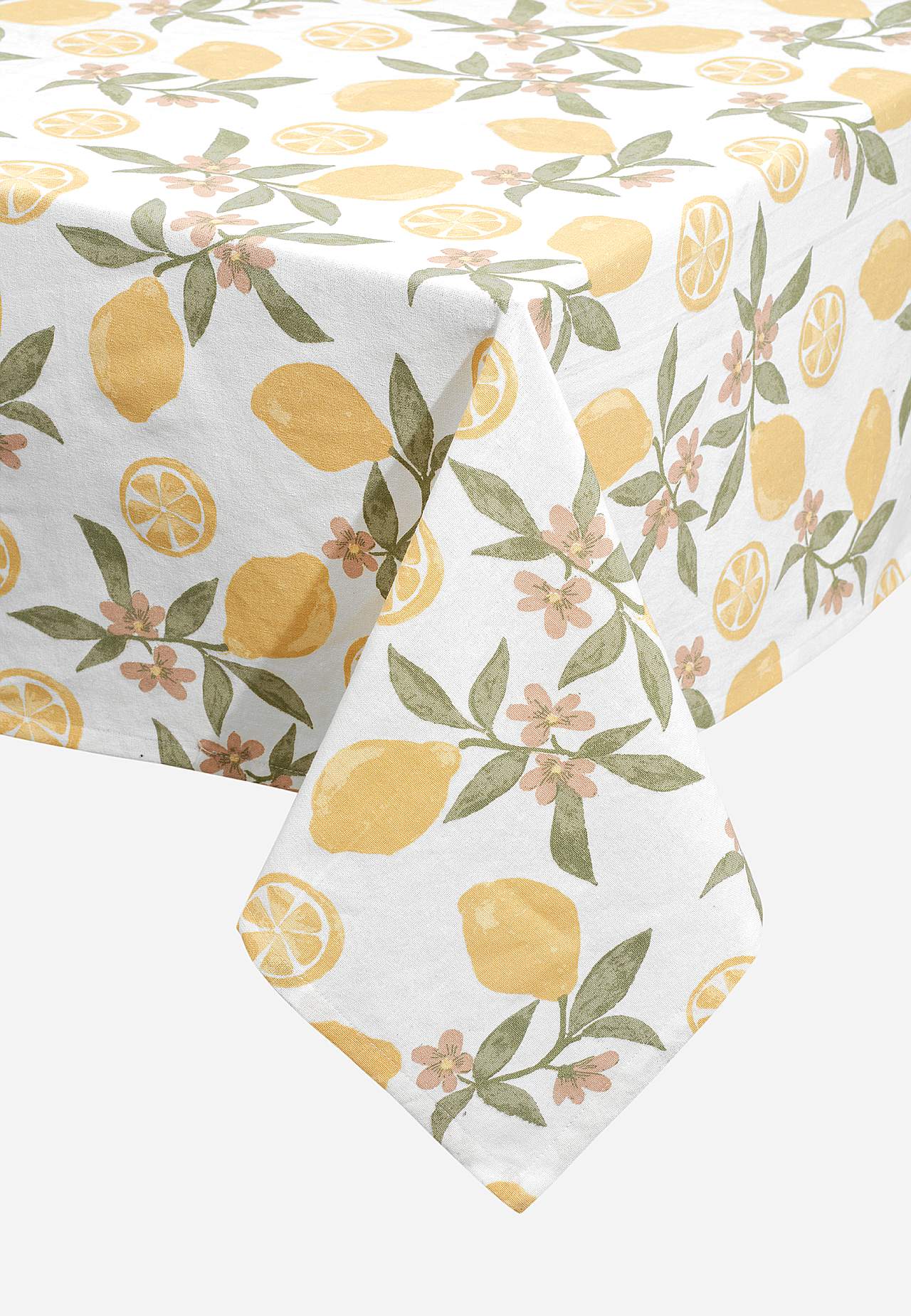 Obrus z cytrynowym wzorem 140x300 cm