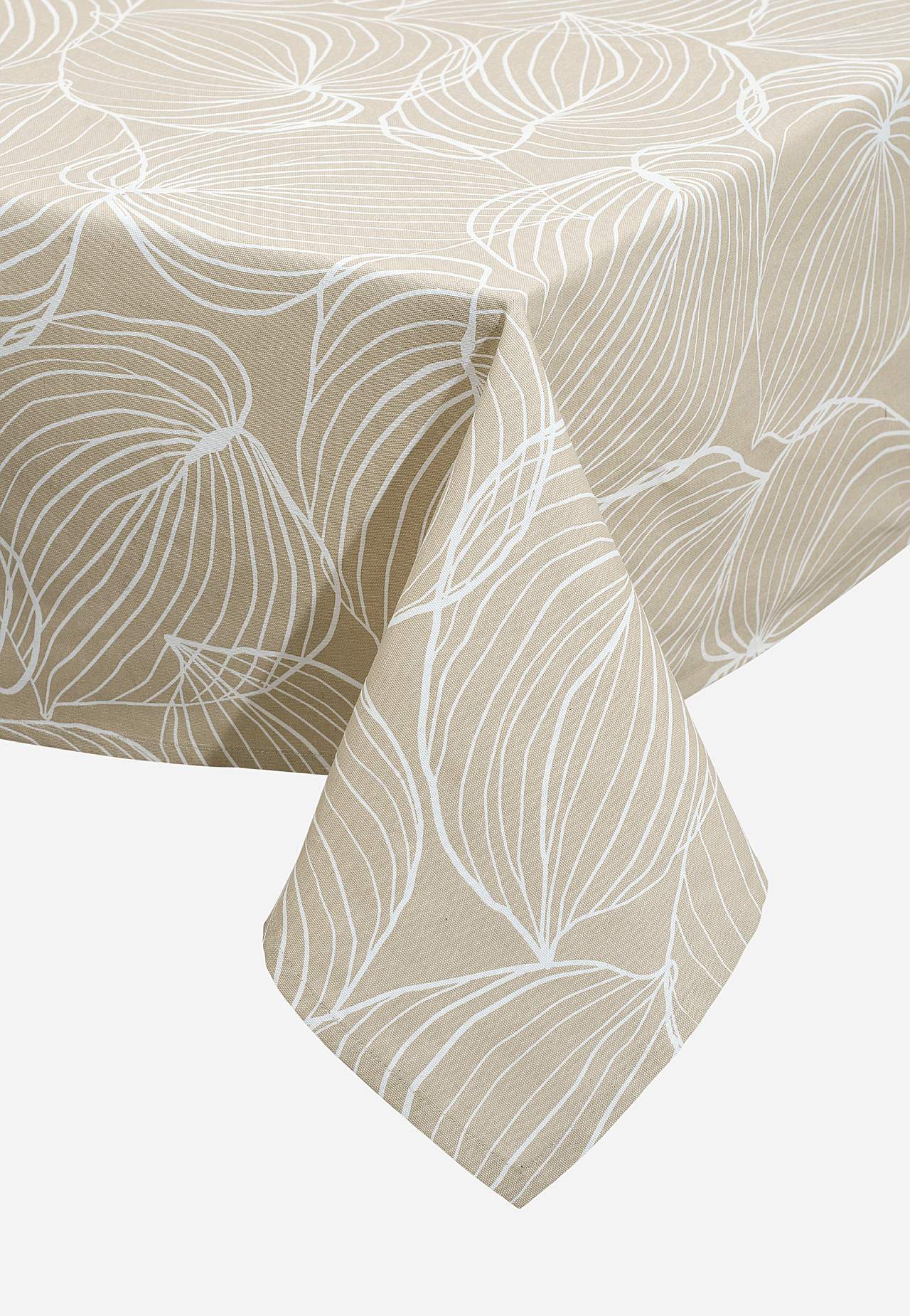 Elegancki obrus z wzorem liścia